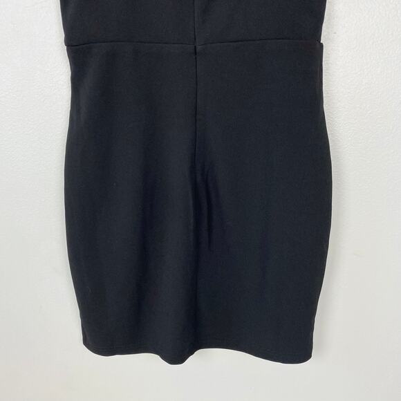 Lulu's Prettiest Presence Black Beaded Sleeveless Bodycon Mini Dress Black Small - Picture 7 of 8